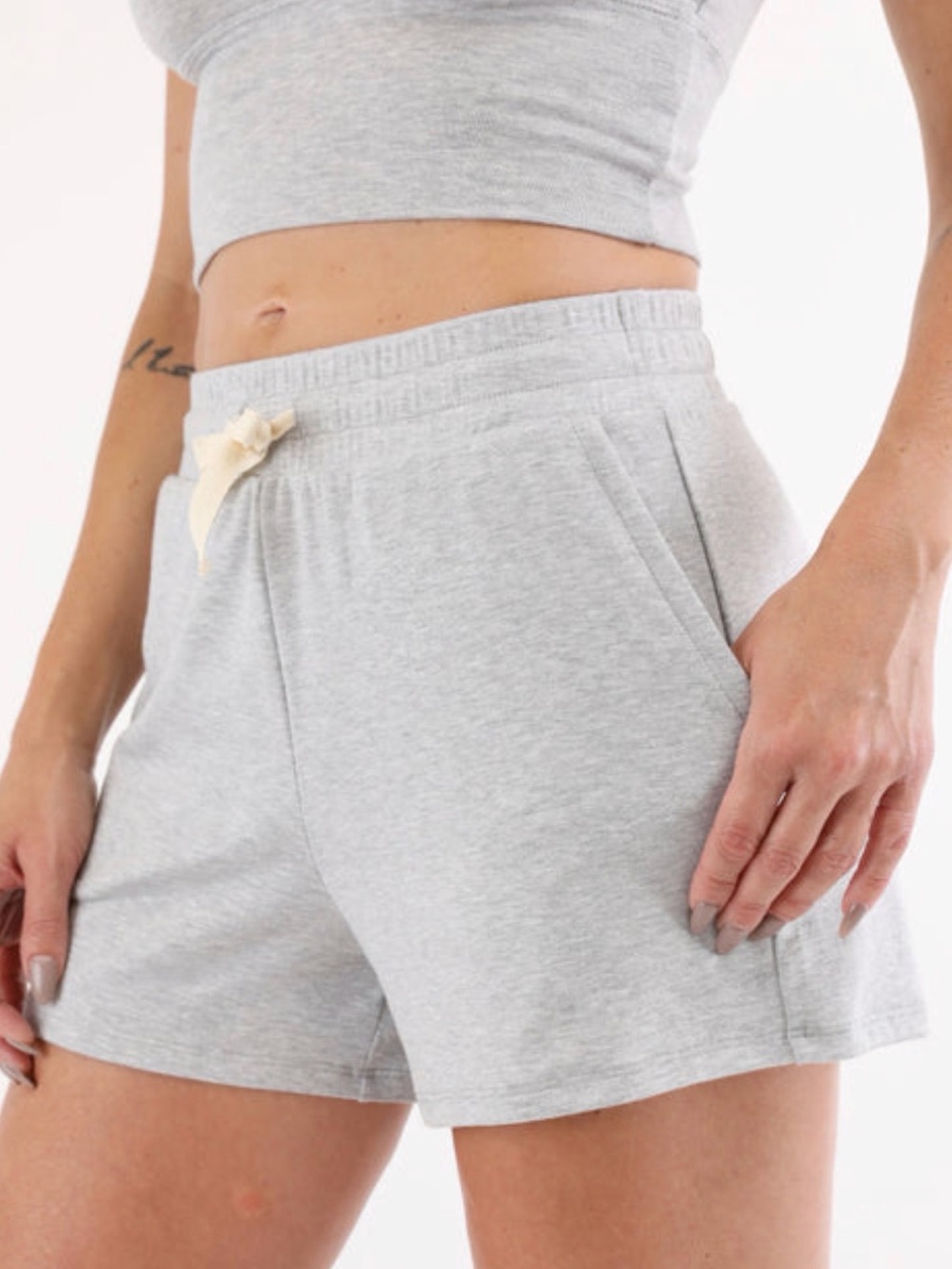 Glyder Light Heather Gray cozy comfort Shorts